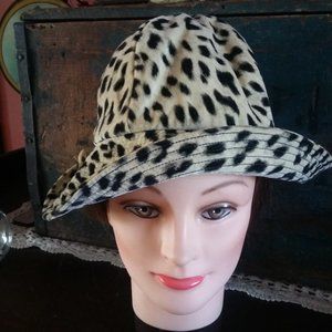 Vintage Leopard Hat Lawrence of London Original